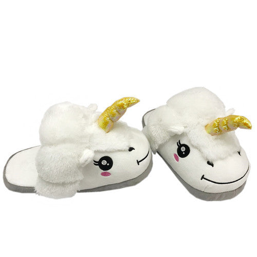 Get Unicorn Plush Slippers at ₹ 1249 | LBB Shop